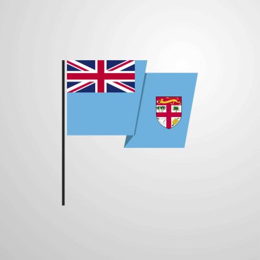 Federasyon Bosna Hersek bayrağı tasarlamak vektör sallayarak