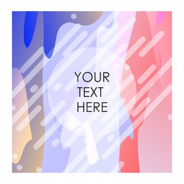 Renkli arka plan ile tipografi tasarlamak vektör