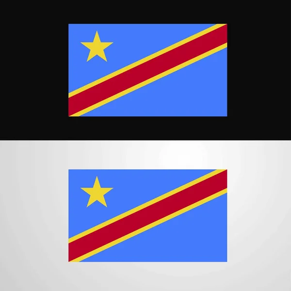 Comoros Flagge Banner Design — Stockvektor