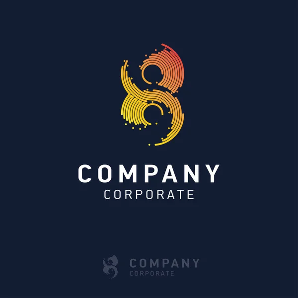 Company Logo Design Vector — Stock Vector