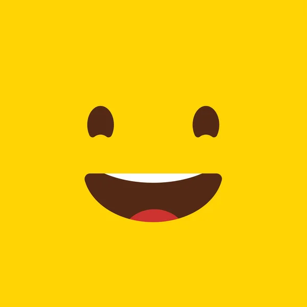 Design Ícones Emoji Rindo Ilustração Vetorial Colorida — Vetor de Stock
