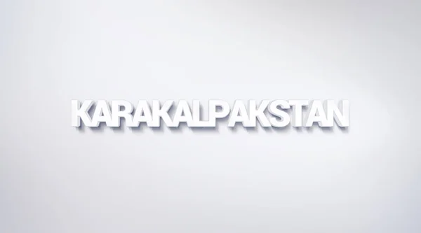 Karakalpakstan Desain Teks Kaligrafi Poster Tipografi Dapat Digunakan Sebagai Latar — Stok Foto
