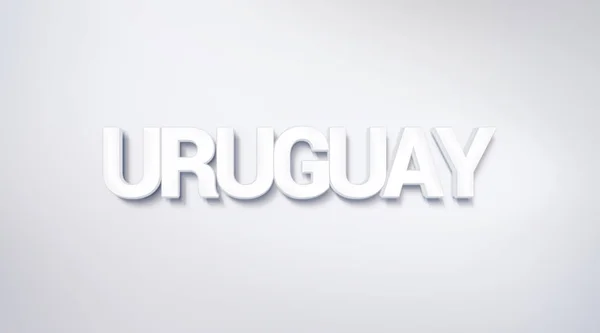 Uruguay Diseño Texto Caligrafía Cartel Tipografía Utilizable Como Fondo Pantalla —  Fotos de Stock