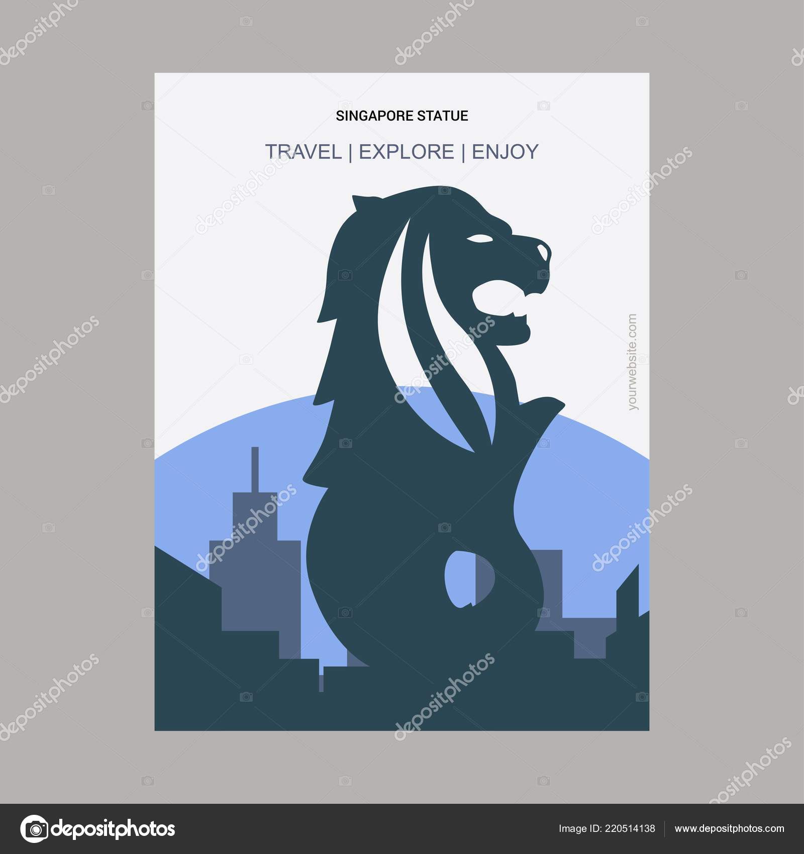 マーライオンストックベクター ロイヤリティフリーマーライオンイラスト Depositphotos