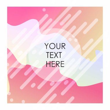 Tipografi vektör ile renkli arka plan