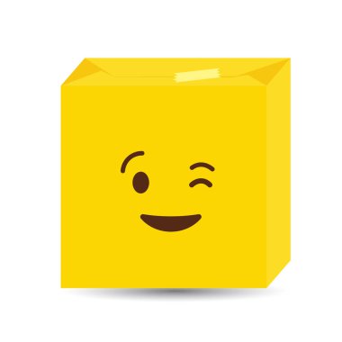 Gülümseme emoji simge tasarlamak vektör