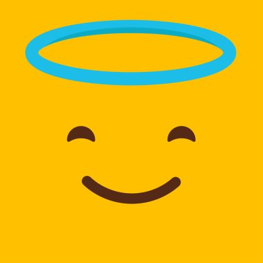 Emoji simge tasarım vektörü