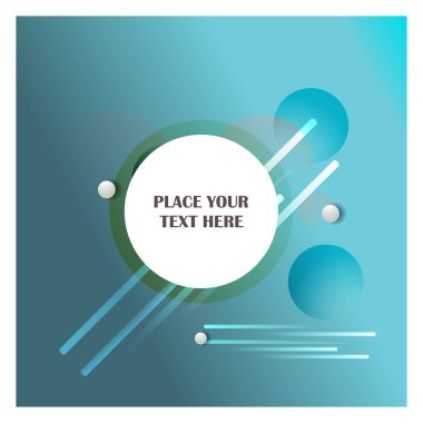 Soyut satır arkaplanı ile mavi arka plan vektör