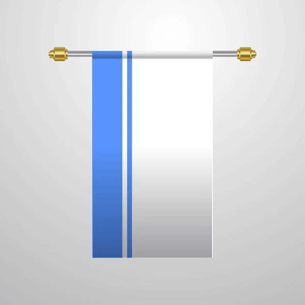 Bandera Colgante República Altai — Vector de stock