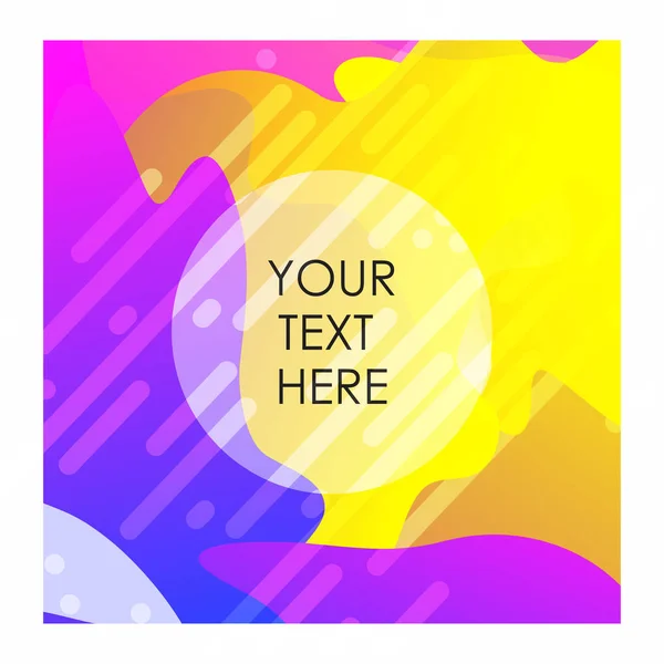Colorful Background Typography Design Vector — Stock Vector