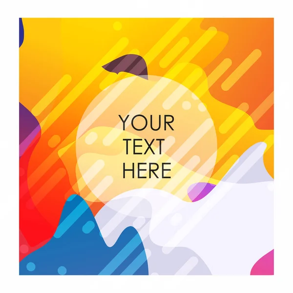 Colorful Background Typography Vector — Stock Vector