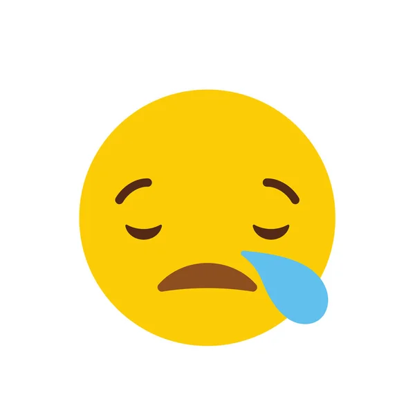 Emoji 아이콘 디자인 화려한 일러스트 — 스톡 벡터