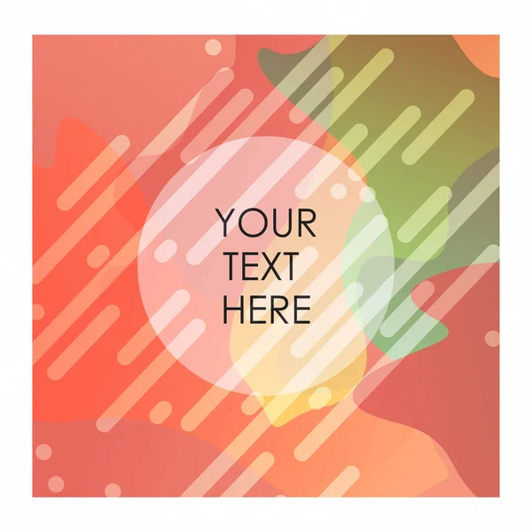 Colorful Background Typography Vector — Stock Vector