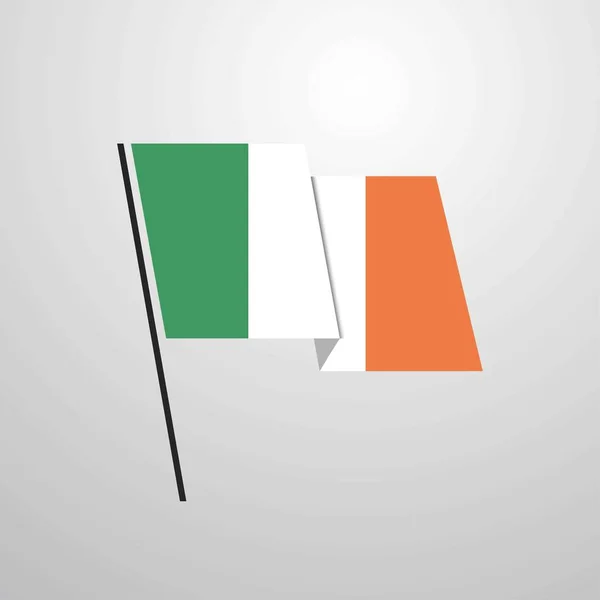 アイルランドの旗のアイコンベクトル図 — ストックベクタ