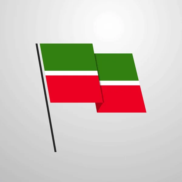 Icono Bandera Tartaristán Vector Ilustración — Vector de stock