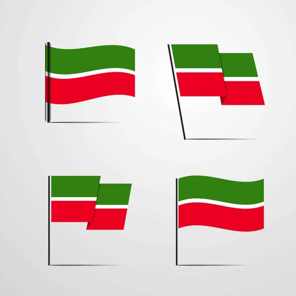 Tatarstan Flag Icon Vektor Illustration — Stockvektor