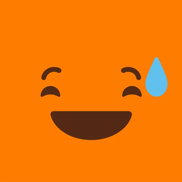 Design Ícones Emoji Rindo Ilustração Vetorial Colorida — Vetor de Stock