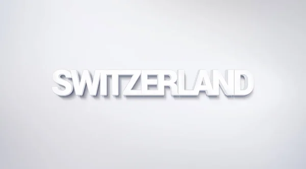 Suiza Diseño Texto Caligrafía Cartel Tipografía Utilizable Como Fondo Pantalla —  Fotos de Stock