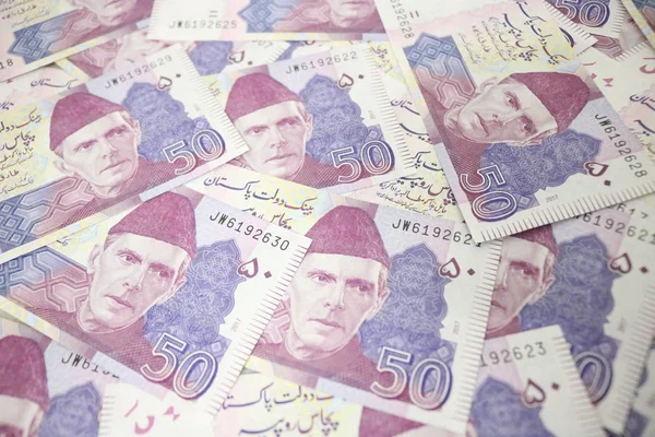 Ρουπίες Πακιστάν Νόμισμα Σημείωση — Φωτογραφία Αρχείου