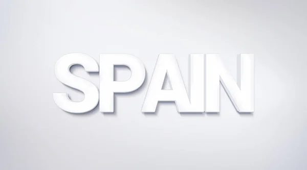 Spain Text Design Calligraphy Typography Poster Usable Wallpaper Background — Stock Photo, Image