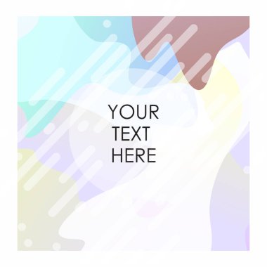 Tipografi vektör ile renkli arka plan