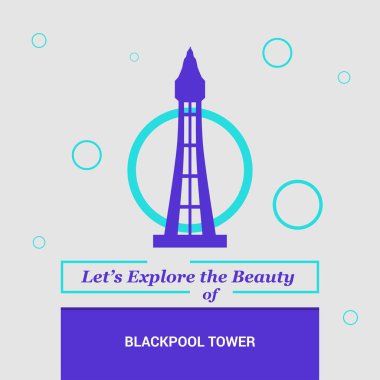 Güzellik Blockpool Kulesi Blackpool, İngiltere'de Ulusal simge gözden geçirelim