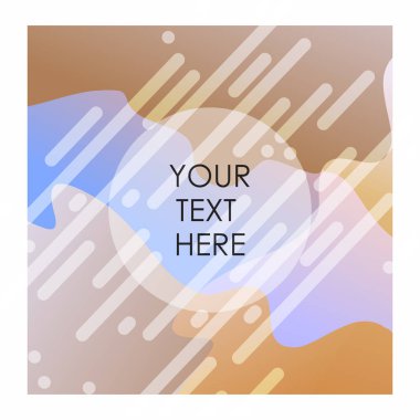 Renkli arka plan ile tipografi tasarlamak vektör