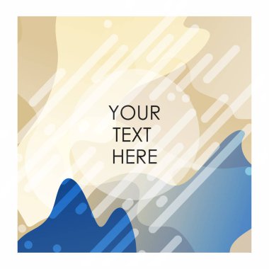 Mavi ve Tipografi vektör ile ilgilenmek renk arka plan