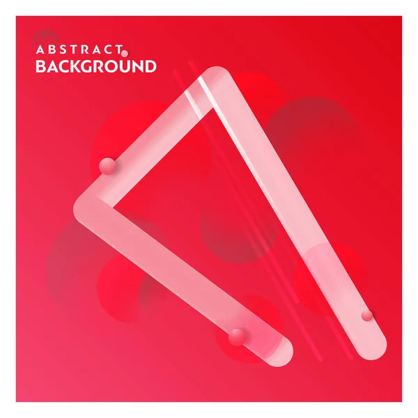 Abstract Line Background Red Background Vector — Stock Vector