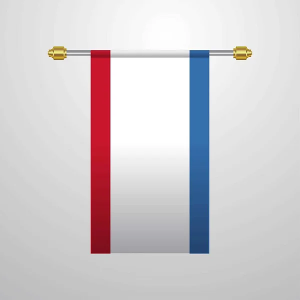 Bandera Colgante Crimea Ilustración Vectorial — Vector de stock
