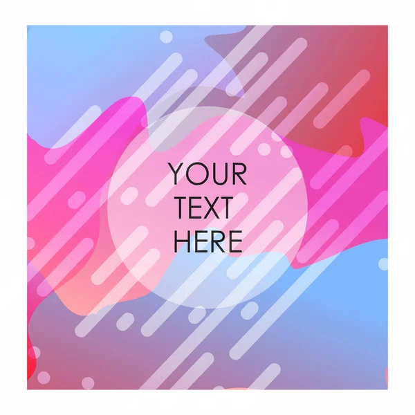 Colorful Background Typography Design Vector — Stock Vector