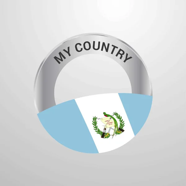 Прапор Гватемали — стоковий вектор