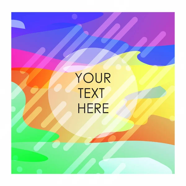 Colorful Background Typography Design Vector — Stock Vector