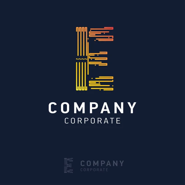 Company Logo Design Visiting Card Vector — Stock Vector