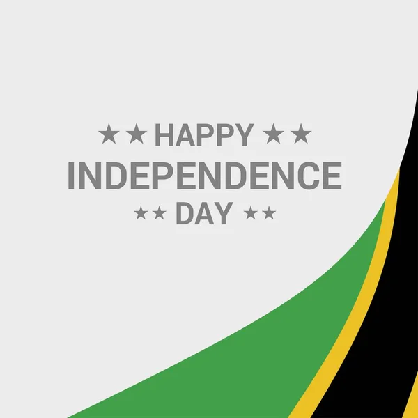 Векторная Иллюстрация Дню Независимости Танзании — стоковый вектор