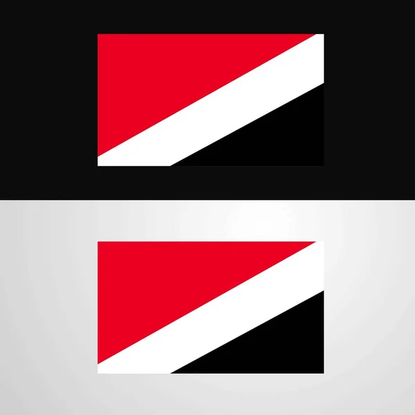 Principalityen Sealand Flag Banner Design — Stock vektor