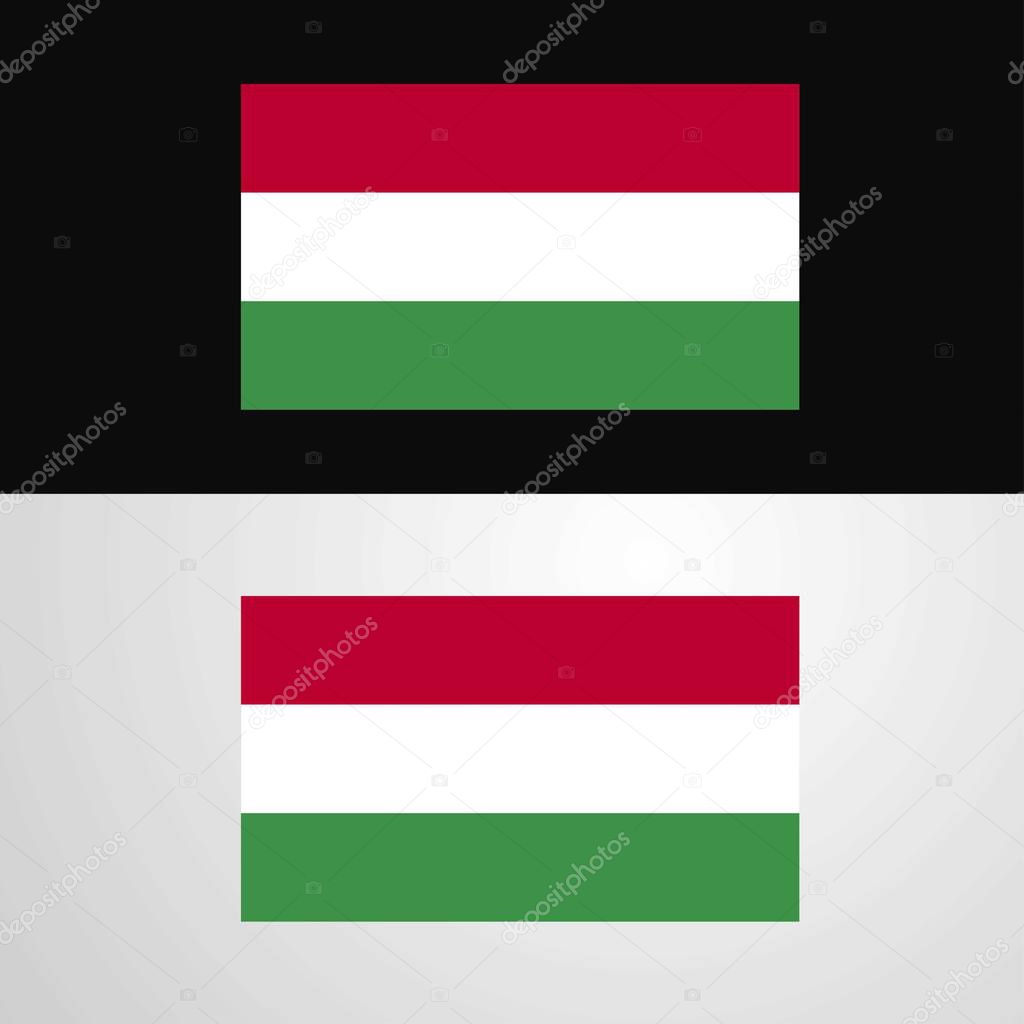 Hungary Flag banner design