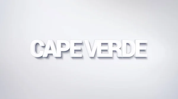 Cape Verde, text design. calligraphy. Typography poster. Usable as Wallpaper background
