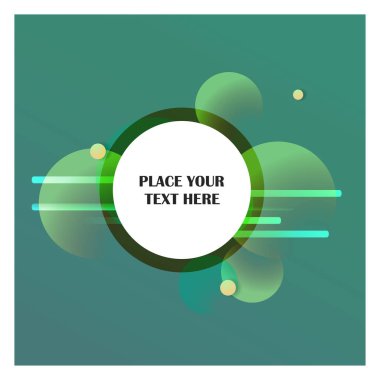 Yeşil renkli vektör ile soyut satır arkaplanı