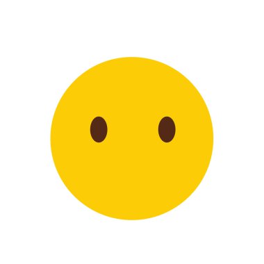 Üzgün emoji simgesi tasarım, renkli vektör çizim