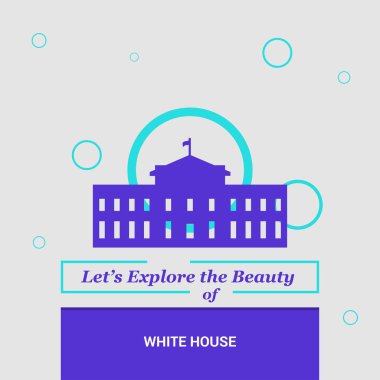 Beyaz Saray WASHİNGTON'a ABD Ulusal simge güzelliği gözden geçirelim