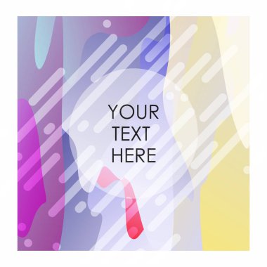 Tipografi vektör ile renkli arka plan