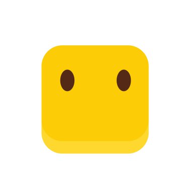 Şok emoji simge tasarlamak vektör