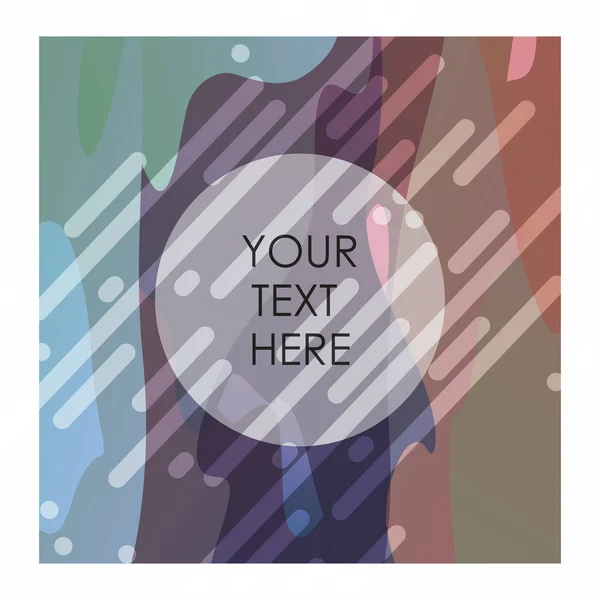 Multicolor Background Typography Vector — Stock Vector