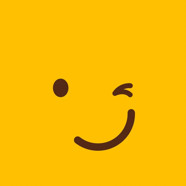 Diseño Icono Emoji Travieso Ilustración Vector Colorido — Vector de stock