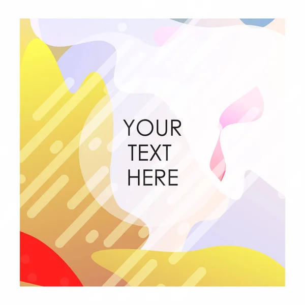 Fond Coloré Avec Vecteur Conception Typographique — Image vectorielle