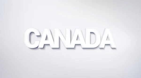 Kanada Metin Tasarım Hat Tipografi Poster Duvar Kağıdı Arka Plan — Stok fotoğraf
