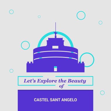 Castel Sant Angelo Roma, İtalya güzellik keşfedelim. Ulusal simge