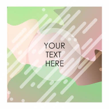 Tipografi vektör ile renkli arka plan