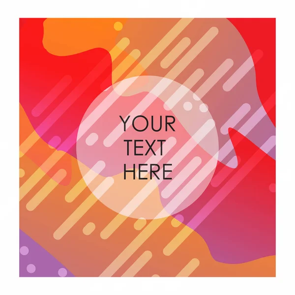 Colorful Background Typography Vector — Stock Vector